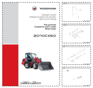 Weidemann 2070CX50 Wheel Loader Parts Catalog SN 06.2008- IT ES FR