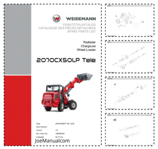 Weidemann 2070CX50LP Telescopic Loader Parts Catalog v1.0 DE FR EN
