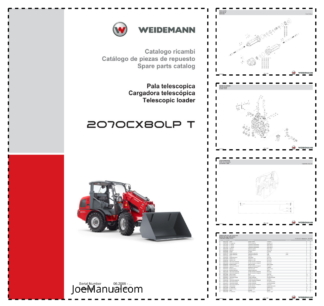Weidemann 2070CX80LP T Tele Wheel Loader Parts Catalog SN 06.2008- IT ES EN