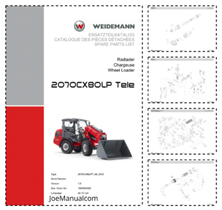 Weidemann 2070CX80LP Telescopic Loader Parts Catalog v1.0 DE FR EN 10000304525