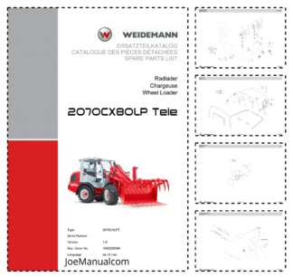 Weidemann 2070CX80LP Telescopic Loader Parts Catalog v1.0 DE FR EN