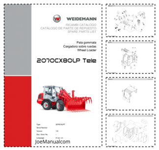 Weidemann 2070CX80LP Telescopic Loader Parts Catalog v1.0 IT ES EN