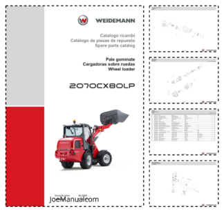 Weidemann 2070CX80LP  Wheel Loader Parts Catalog SN 06.2008- IT ES EN