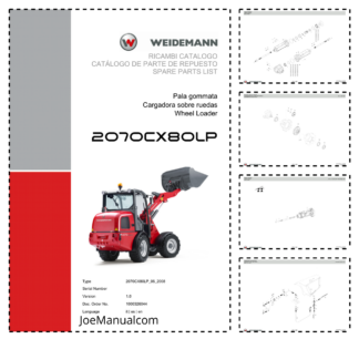 Weidemann 2070CX80LP Wheel Loader Parts Catalog v1.0 IT ES EN 10000326044
