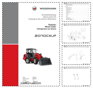 Weidemann 2070CXLP Wheel Loader Parts Catalog SN 3026753- v1.0 DE EN FR 2019