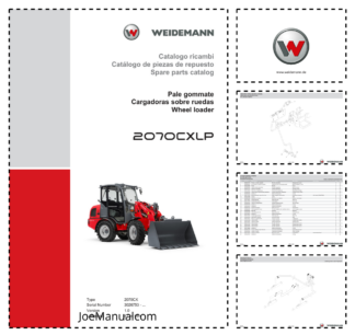 Weidemann 2070CXLP Wheel Loader Parts Catalog SN 3026753- v1.0 IT ES EN