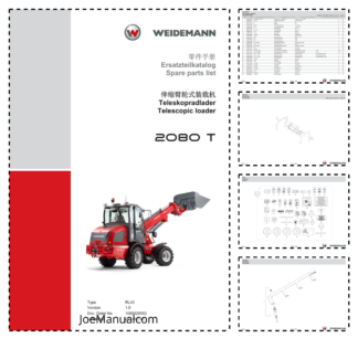 Weidemann 2080 T Telescopic Loader Parts Catalog v1.0 ZH DE EN