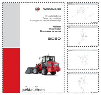 Weidemann 2080 Wheel Loader Parts Catalog v1.0 DE EN FR