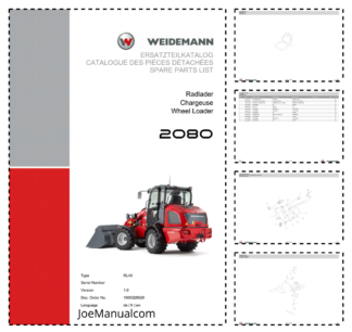 Weidemann 2080 Wheel Loader Parts Catalog v1.0 DE FR EN