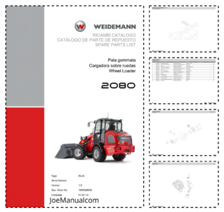Weidemann 2080 Wheel Loader Parts Catalog v1.0 IT ES EN
