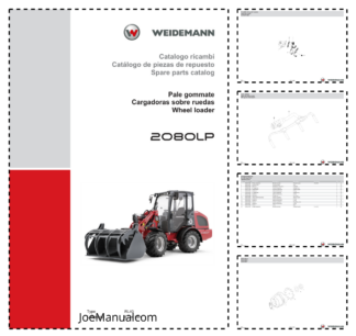 Weidemann 2080LP Wheel Loader Parts Catalog IT ES EN