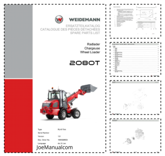 Weidemann 2080T Telescopic Loader Parts Catalog v1.0 DE FR EN
