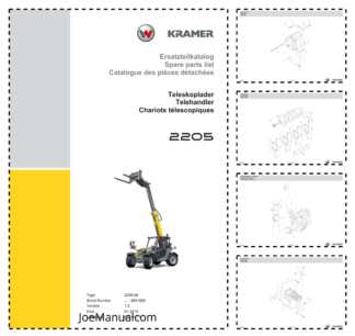 Wacker Neuson 2205 Telehandler Parts Catalog SN -3041820 v1.3 DE EN FR