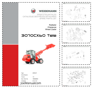 Weidemann 3070CX60 Telescopic Loader Parts Catalog v1.0 DE FR EN