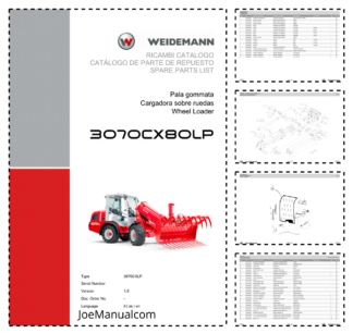 Weidemann 3070CX80LP Telescopic Loader Parts Catalog IT ES EN