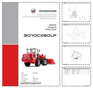 Weidemann 3070CX80LP Wheel Loader Parts Catalog v1.0 DE FR EN