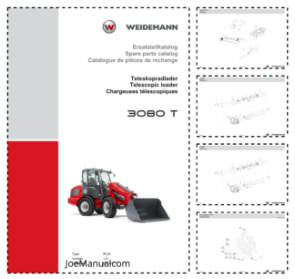 Weidemann 3080 T Telescopic Loader Parts Catalog DE EN FR