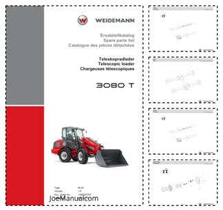 Weidemann 3080 T Telescopic Loader Parts Catalog v1.0 DE EN FR