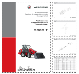 Weidemann 3080 T Telescopic Loader Parts Catalog v1.0 IT ES EN