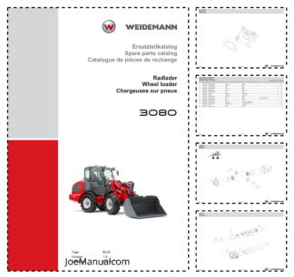 Weidemann 3080 Wheel Loader Parts Catalog v1.0 DE EN FR