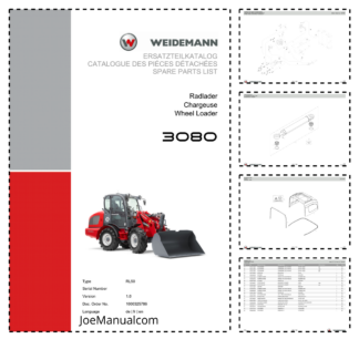 Weidemann 3080 Wheel Loader Parts Catalog v1.0 DE FR EN 10000325786