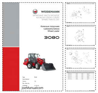 Weidemann 3080 Wheel Loader Parts Catalog v1.0 RU PL EN