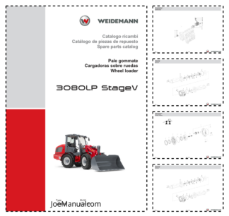 Weidemann 3080LP Stage V Wheel Loader Parts Catalog IT ES EN