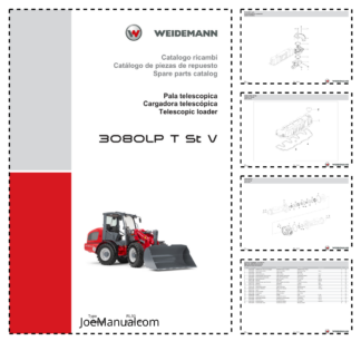 Weidemann 3080LP T St V Wheel Loader Parts Catalog IT ES EN