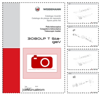 Weidemann 3080LP T Stage V Wheel Loader Parts Catalog IT ES EN