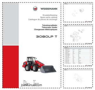 Weidemann 3080LP T Telescopic Loader Parts Catalog v1.0 DE EN FR 10000333648