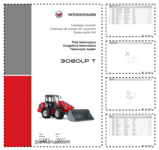 Weidemann 3080LP T Telescopic Loader Parts Catalog v1.0 IT ES EN