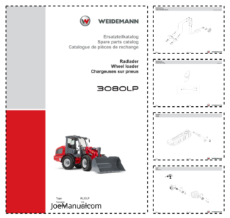 Weidemann 3080LP Wheel Loader Parts Catalog v1.0 DE EN FR