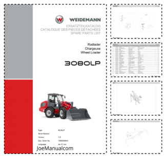 Weidemann 3080LP Wheel Loader Parts Catalog v1.0 DE FR EN