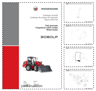 Weidemann 3080LP Wheel Loader Parts Catalog v1.0 IT ES EN 1000333646