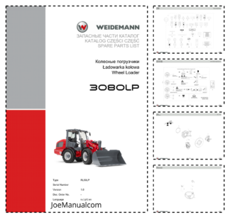 Weidemann 3080LP Wheel Loader Parts Catalog v1.0 RU PL EN