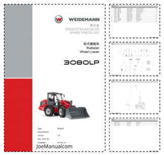 Weidemann 3080LP Wheel Loader Parts Catalog v1.0 ZH DE EN