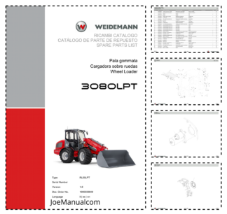 Weidemann 3080LPT Telescopic Loader Parts Catalog v1.0 IT ES EN
