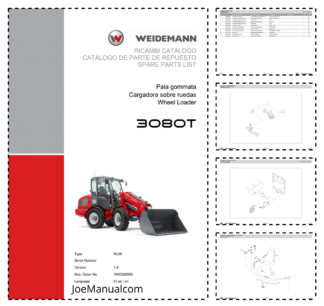 Weidemann 3080T Telescopic Loader Parts Catalog v1.0 IT ES EN