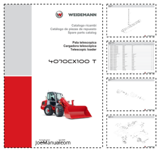 Weidemann 4070CX100 T Telescopic Loader Parts Catalog SN -03.2009 IT ES EN