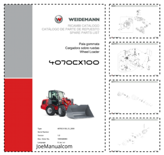 Weidemann 4070CX100 Wheel Loader Parts Catalog v1.0 IT ES EN