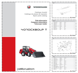 Weidemann 4070CX80LP T Telescopic Loader Parts Catalog IT ES EN