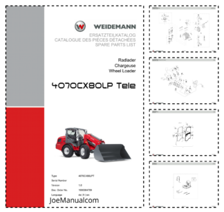Weidemann 4070CX80LP Tele Telescopic Loader Parts Catalog v1.0 DE FR EN