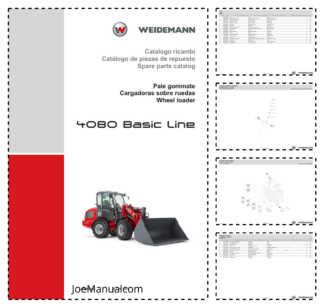 Weidemann 4080 Basic Line Wheel Loader Parts Catalog IT ES EN