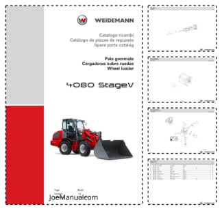 Weidemann 4080 Stage V Wheel Loader Parts Catalog v1.0 IT ES EN