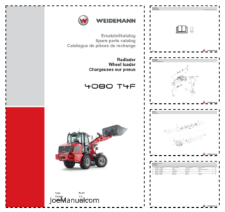 Weidemann 4080 T4F Wheel Loader Parts Catalog v1.0 DE EN FR
