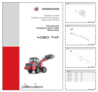 Weidemann 4080 T4F Wheel Loader Parts Catalog v1.0 IT ES EN