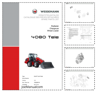 Weidemann 4080 Tele Tier IV Final Telescopic Loader Parts Catalog v1.0 DE FR EN
