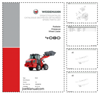 Weidemann 4080 Wheel Loader Parts Catalog v1.0 DE FR EN