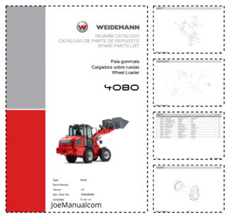 Weidemann 4080 Wheel Loader Parts Catalog v1.0 IT ES EN