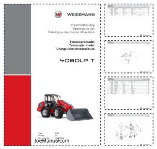 Weidemann 4080LP T Telescopic Loader Parts Catalog v1.0 DE EN FR 1000335536